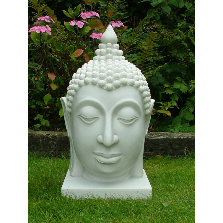 ENIGMA Statue Thailändischer Buddhakopf & Bewertungen Wayfair.de